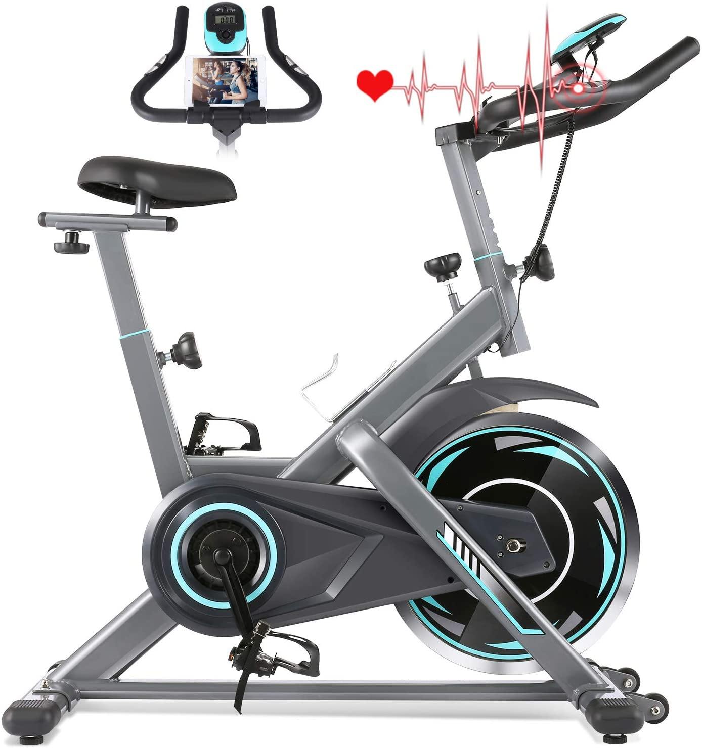 FUNMILY Indoor Exercise Bike Stationary, Cycling Bike-Belt Drive - JOY2ESpree