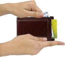 
                        
                          Load image into Gallery viewer, Tommy Bahama Men's 100% Leather Slim Card Case Carrier Wallet
                        
                      