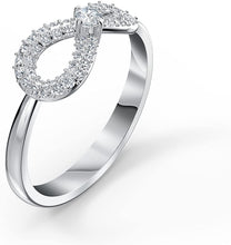 
                        
                          Load image into Gallery viewer, SWAROVSKI Women's Infinity Ring Collection, Rhodium Plated, Clear Crystals - JOY2ESpree
                        
                      