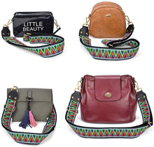 
                        
                          गैलरी व्यूवर में इमेज लोड करें, Bag/Purse Strap Replacement Crossbody Shoulder For Women Adjustable Jacquard Woven Cotton Guitar Strap Banjo Strap Style
                        
                      