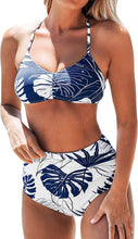 
                        
                          Muat gambar ke penampil Galeri, CUPSHE Women's High Waisted Bikini Floral Lace Up Two Piece Swimsuits
                        
                      
