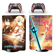 
                        
                          Cargar imagen en el visor de la galería, Decal Moments PS5 Standard Disc Console Controllers Full Body Vinyl Skin Sticker Decals for Playstation 5 Console and Controllers SAO Kirito Asuna - JOY2ESpree
                        
                      