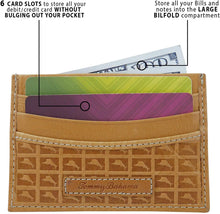 
                        
                          Load image into Gallery viewer, Tommy Bahama Men's 100% Leather Slim Card Case Carrier Wallet
                        
                      