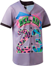 
                        
                          Muat gambar ke penampil Galeri, MOLPE 90s Hip Hop Clothing for Men and Women, Unisex Bel Air 23 Baseball Jersey, Mens Printed Urban Shirts for Party
                        
                      