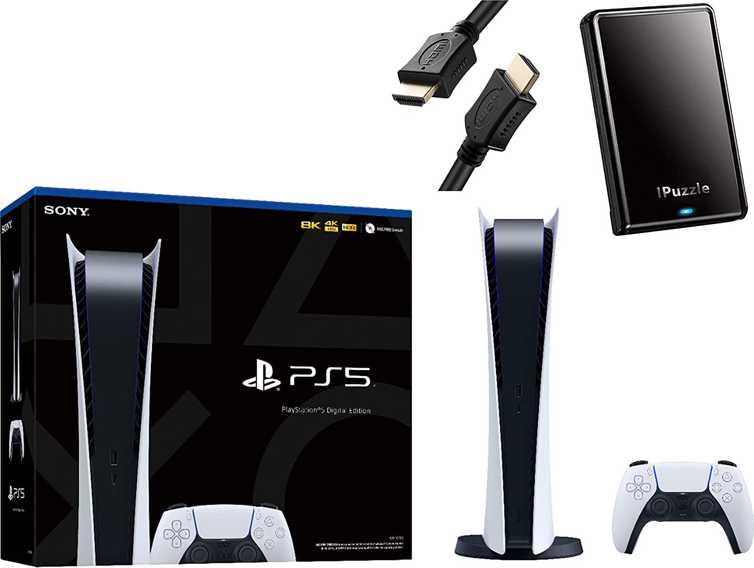 PS5 - Sony PlayStation 5 Digital Edition Gaming Console - JOY2ESpree