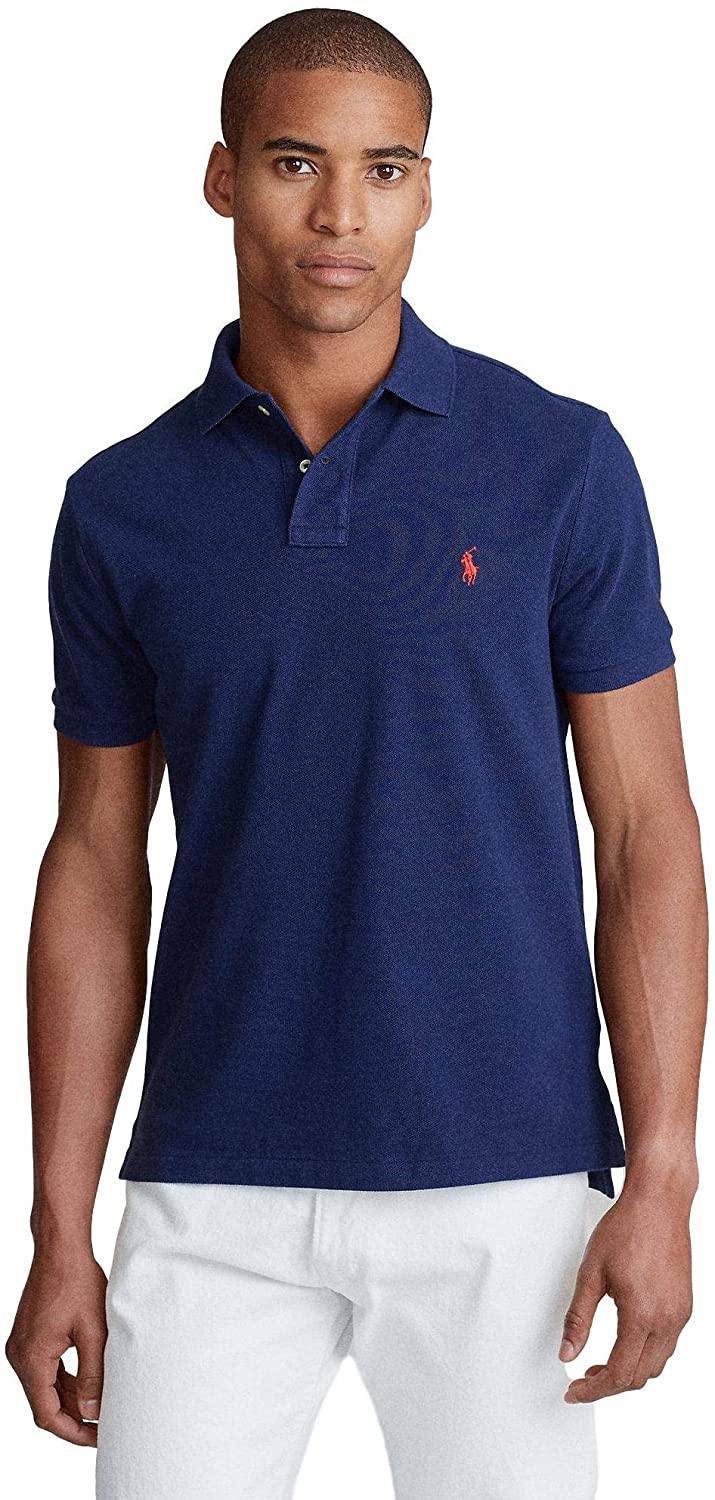 Polo RL Men's Custom Slim Fit Mesh Pony Shirt