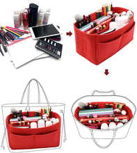 
                        
                          Cargar imagen en el visor de la galería, Felt Purse Bag Organizer Insert with zipper Bag Tote Shaper Fit Speedy Neverfull MM GM
                        
                      
