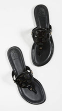 
                        
                          Load image into Gallery viewer, Tory Burch Women's Miller Thong Sandals, Black
                        
                      