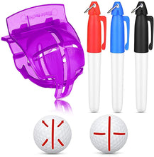 
                        
                          गैलरी व्यूवर में इमेज लोड करें, FINGER TEN Golf Ball Marker Line Drawing Tool 4 Color Value Pack Template Liner Stencil Putt Alignment - JOY2ESpree
                        
                      