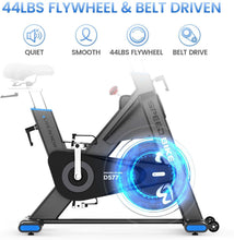 
                        
                          將圖片載入圖庫檢視器 pooboo Exercise Bike Belt Driven Indoor Cycling Bike Commercial Standard Stationary Bike with 44lbs Flywheel for Professional Cardio Workout - JOY2ESpree
                        
                      