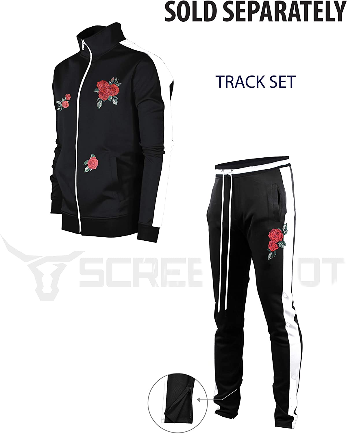 Screenshotbrand Mens Hip Hop Premium Slim Fit Track Pants
