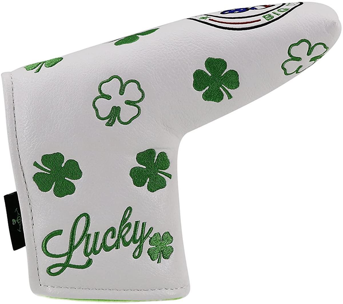 Big Teeth Golf Blade Putter Cover Headcover Club Protector Magnetic Bar Closure for Scotty Cameron Taylormade Odyssey - JOY2ESpree