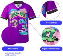 
                        
                          Muat gambar ke penampil Galeri, MOLPE 90s Hip Hop Clothing for Men and Women, Unisex Bel Air 23 Baseball Jersey, Mens Printed Urban Shirts for Party
                        
                      