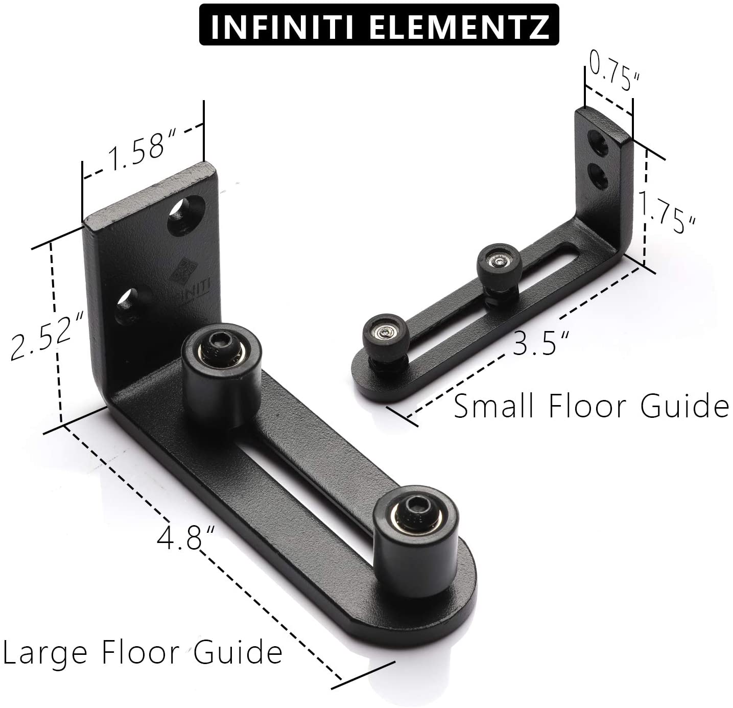 New Improved Design!!! Barn Door Floor Guide | Smooth AS Butter Bearings!!!