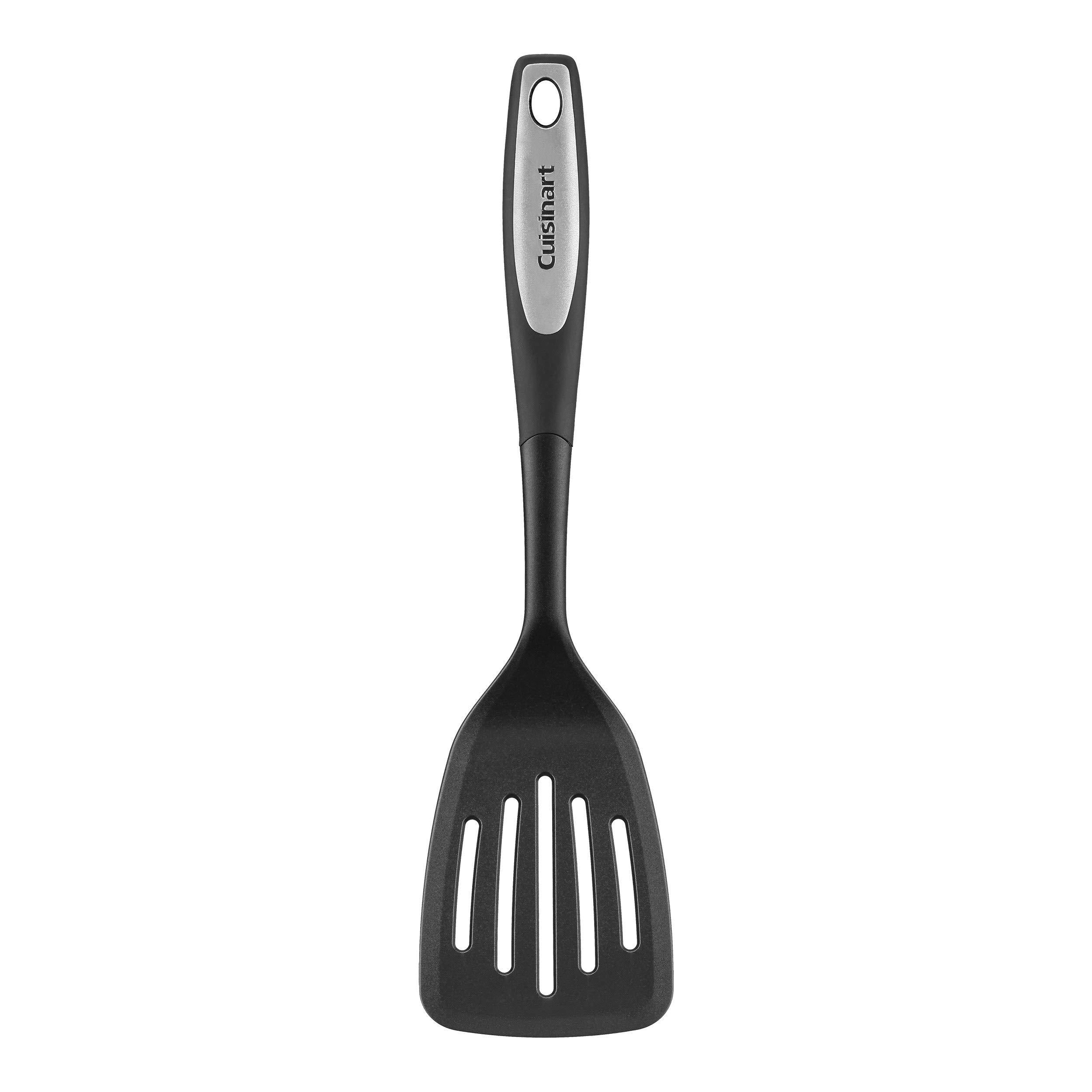 Cuisinart CTG-20-LT Contour Slotted Turner, One Size, Black & Silver - JOY2ESpree