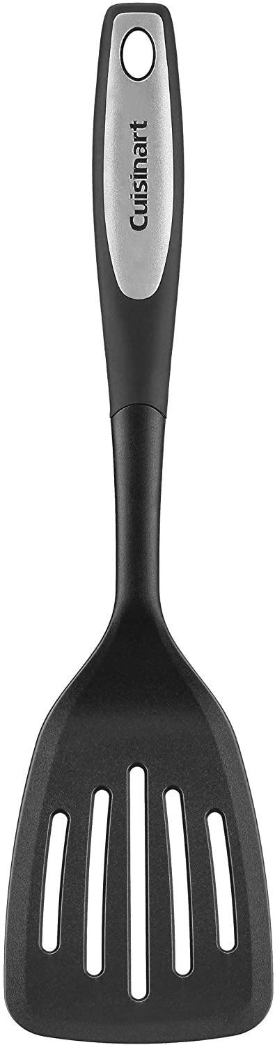 Cuisinart CTG-20-LT Contour Slotted Turner, One Size, Black & Silver - JOY2ESpree