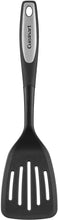 
                        
                          गैलरी व्यूवर में इमेज लोड करें, Cuisinart CTG-20-LT Contour Slotted Turner, One Size, Black &amp; Silver - JOY2ESpree
                        
                      