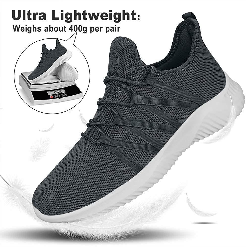 Feethit Mens Slip On Running Shoes Breathable Lightweight Comfortable Fashion Non Slip Sneakers for Men
