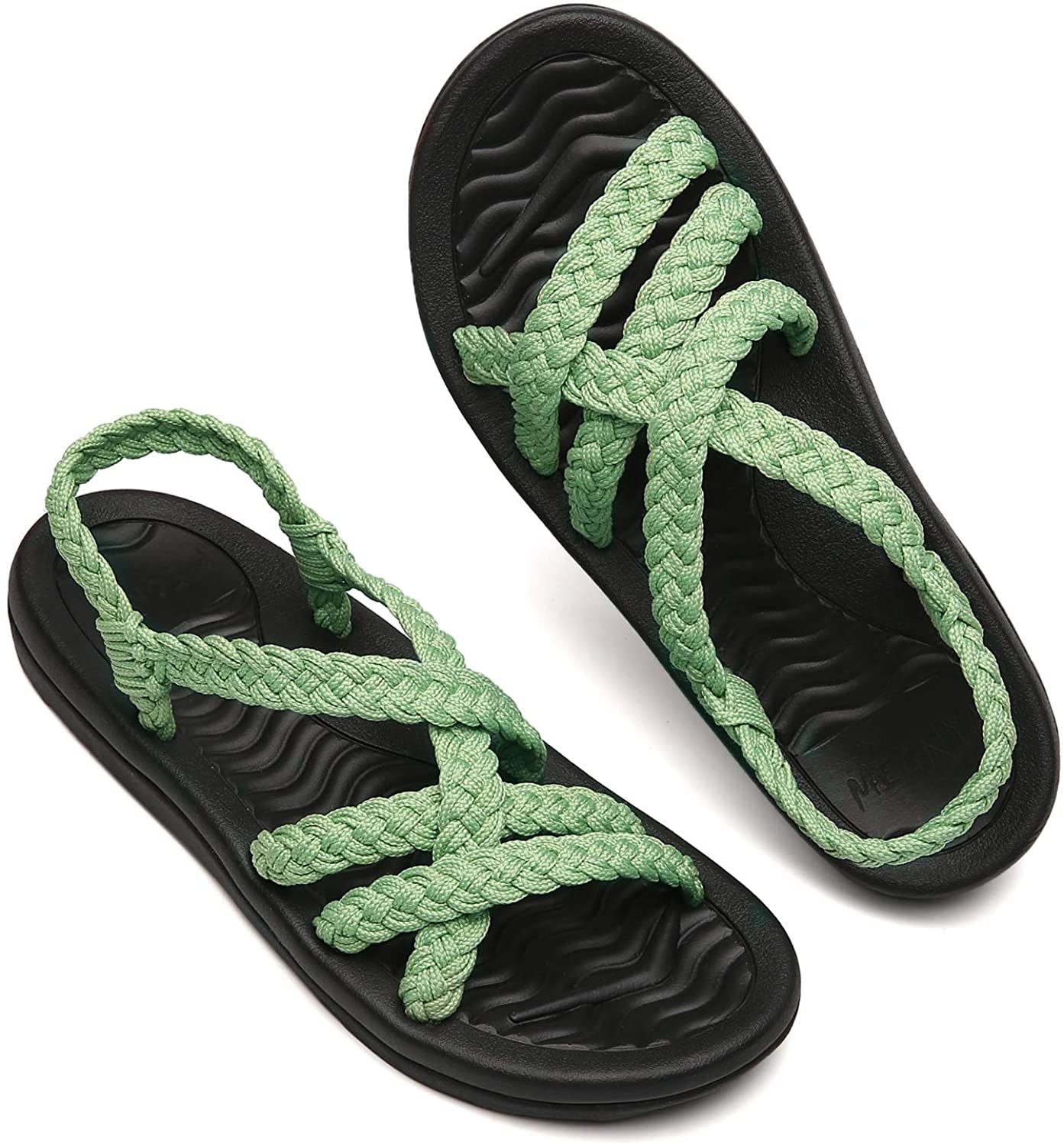 MEGNYA Women's Comfortable Walking Sandals with Arch Support Waterproof for Walking/Hiking/Travel/Wedding/Water Spot/Beach