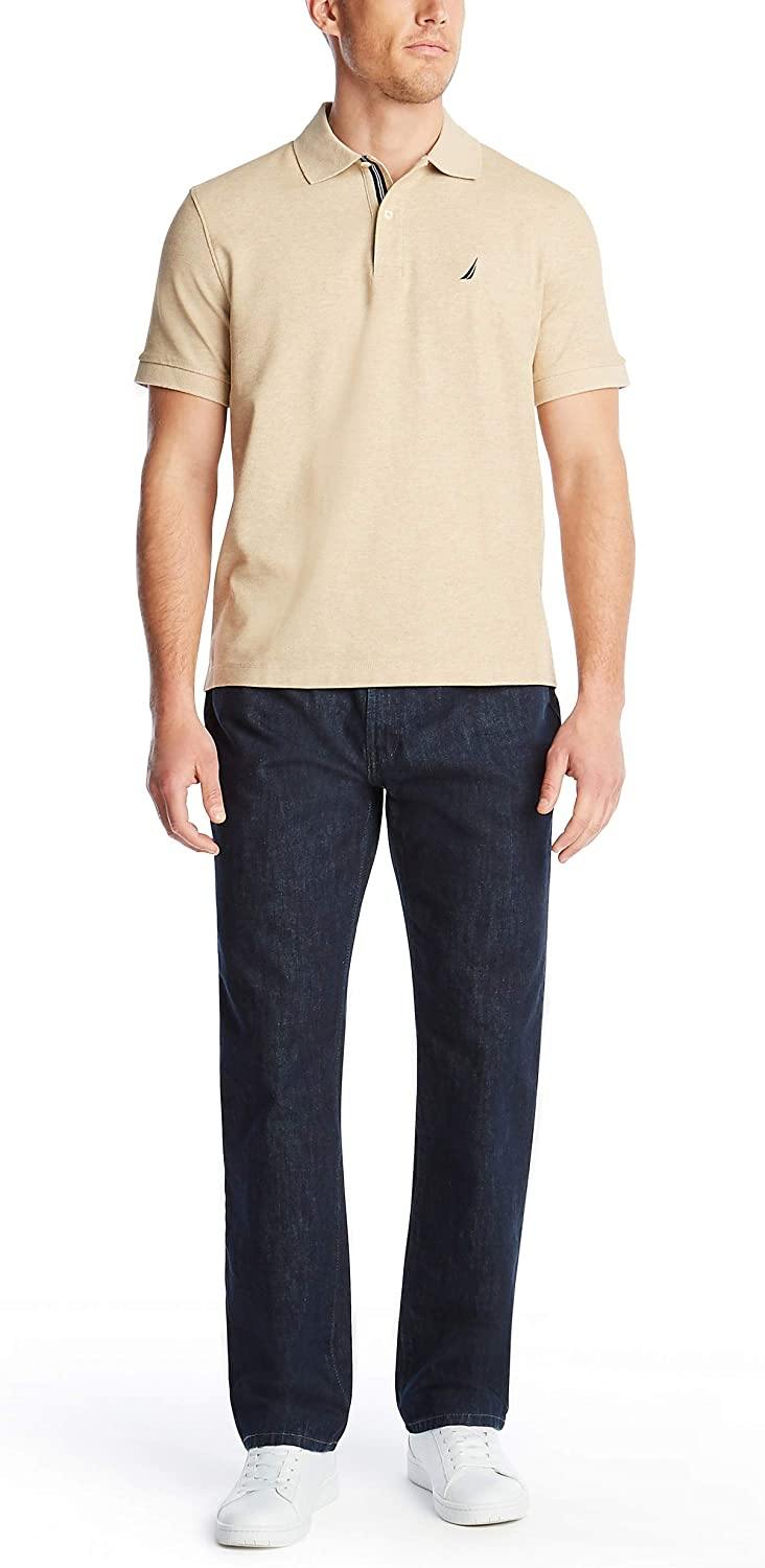 Nautica Men's Classic Short Sleeve Solid Polo Shirt - JOY2ESpree