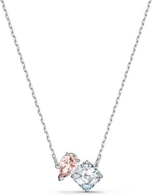 
                        
                          Load image into Gallery viewer, SWAROVSKI Women's Attract Soul Jewelry Collection, Rhodium Finish, Pink Crystals - JOY2ESpree
                        
                      
