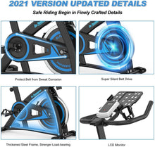 
                        
                          將圖片載入圖庫檢視器 De.Pommeyeux Exercise Bike, Indoor Cycling Bike Stationary, Workout Bike for Home Cardio Gym with Tablet Mount, Pulse Sensor and LCD Monitor - JOY2ESpree
                        
                      