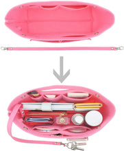 
                        
                          Muat gambar ke penampil Galeri, YIICOOLY Felt Tote Handbag Purse Organizer Insert Divider Shaper Bag in Bag
                        
                      