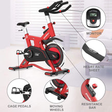 
                        
                          Cargar imagen en el visor de la galería, L NOW Indoor Cycling Bike Exercise Bike Stationary Commercial Standard with 40lb Flywheel - JOY2ESpree
                        
                      