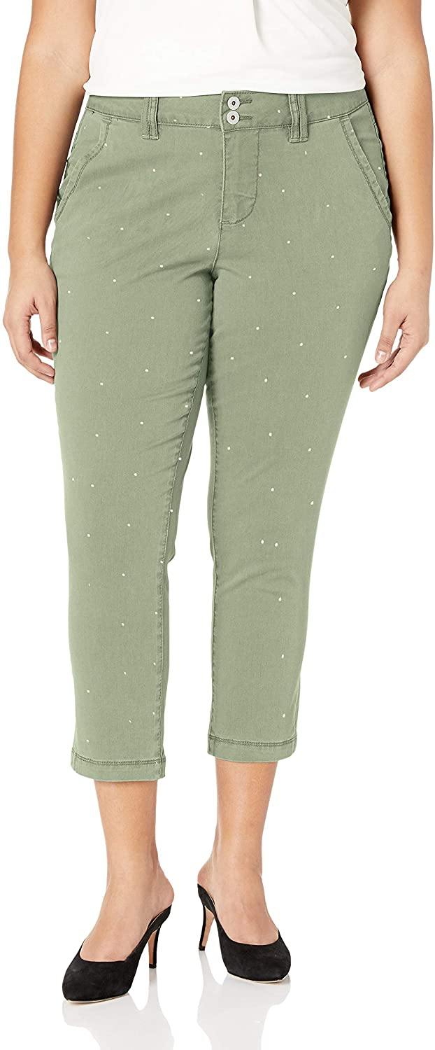 Jag Jeans Women's Plus Size Flora Chino Crop