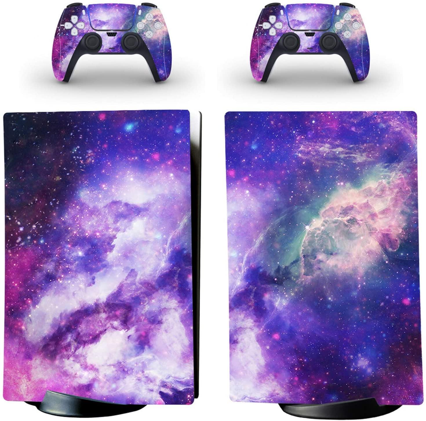 gotor Vinyl Skin Decals Cover Sticker for PS5 Playstation 5 Digital Edition Console and 2 Controllers Skins (Playstation 5 Digital Edition, A07) - JOY2ESpree