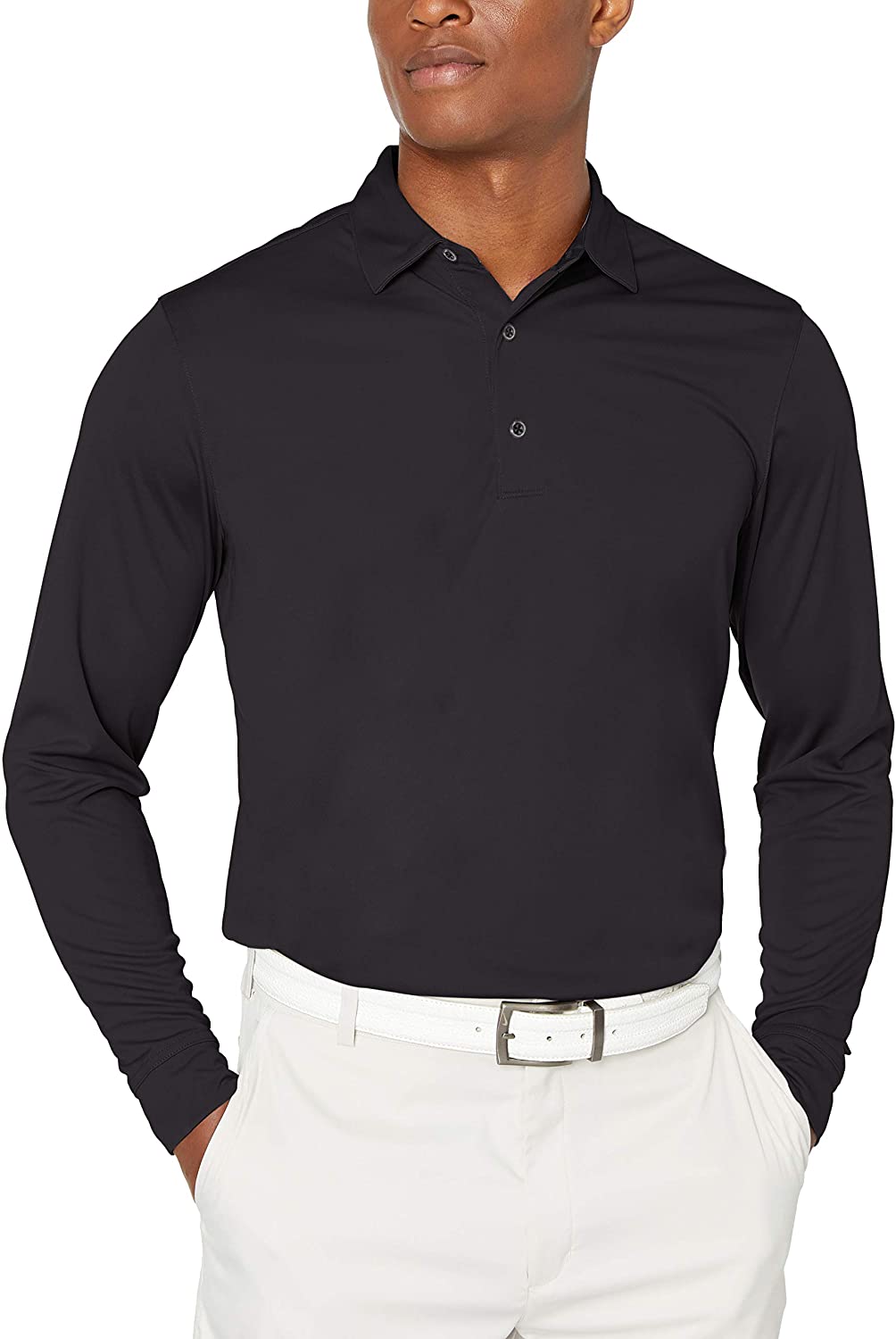 Greg Norman Men's Protek Ml75 Microlux 2 Below L/S Polo