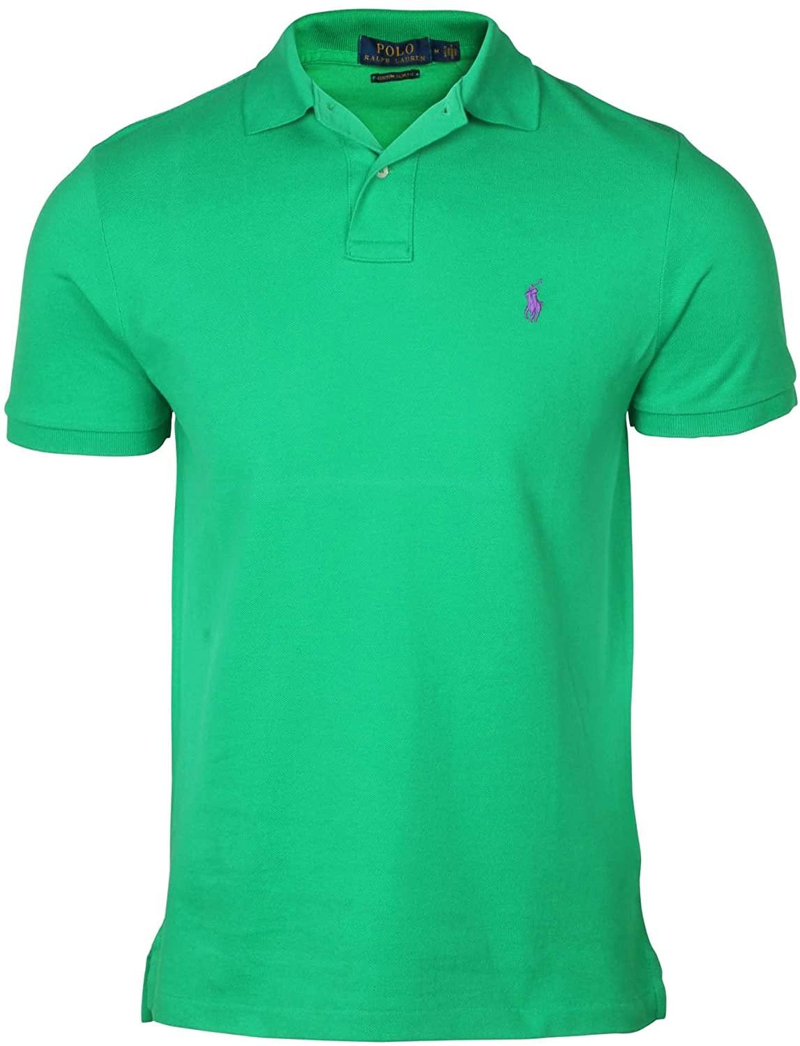 Polo RL Men's Custom Slim Fit Mesh Pony Shirt