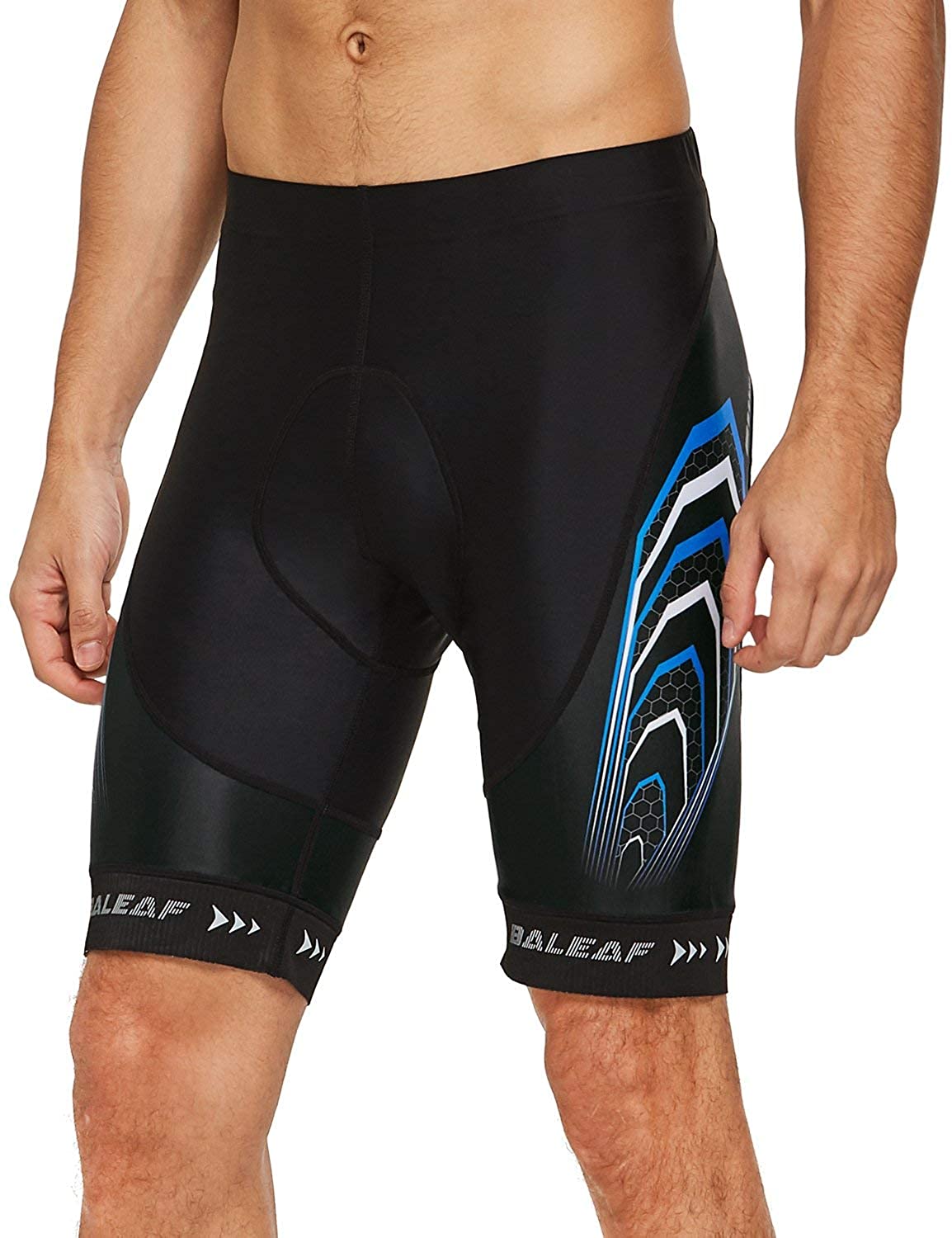 BALEAF Men's Bike Shorts Padded Cycling Bicycle Road Bike Tights Biker Pockets UPF 50+