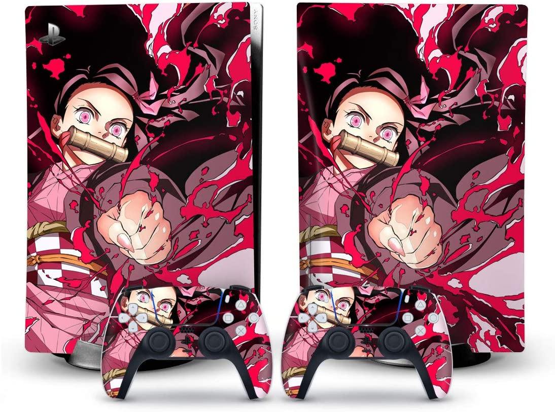 Mmoptop PS5 Skin SPI-der-Man for Playstation 5 Disc Edition with Console and Dualsense Controller Full Set - JOY2ESpree
