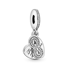
                        
                          Muat gambar ke penampil Galeri, Pandora Jewelry Forever Friends Heart Dangle Cubic Zirconia Charm in Sterling Silver - JOY2ESpree
                        
                      