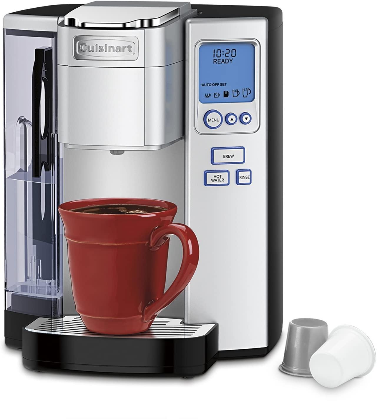 Cuisinart SS-10P1 Premium Single-Serve Coffeemaker Coffemaker, 72 Oz, Silver - JOY2ESpree