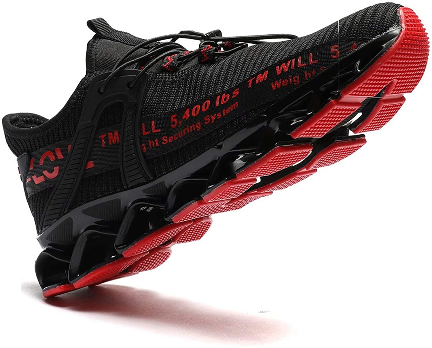 Pozvnn Mens Blade Sneakers Athletic Running Shoes Non Slip Walking Fashion Tennis Shoes