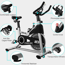 
                        
                          Muat gambar ke penampil Galeri, HAPICHIL Exercise Bikes Indoor Cycling Stationary bike with 35lbs Flywheel - JOY2ESpree
                        
                      