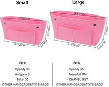 
                        
                          Muat gambar ke penampil Galeri, YIICOOLY Felt Tote Handbag Purse Organizer Insert Divider Shaper Bag in Bag
                        
                      