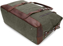 
                        
                          गैलरी व्यूवर में इमेज लोड करें, BAOSHA Canvas PU Leather Travel Tote Duffel Bag Carry on Bag Weekender Overnight Bag - JOY2ESpree
                        
                      