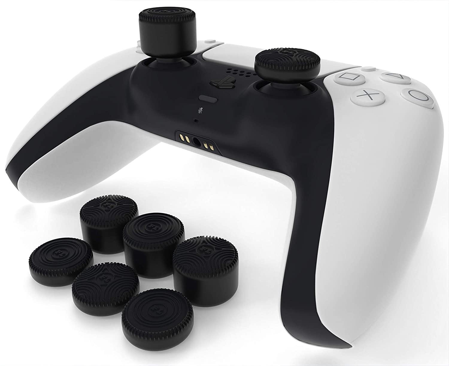 Raised Thumb Grips (8pc) for Playstation 5 Dualsense by Foamy Lizard - JOY2ESpree