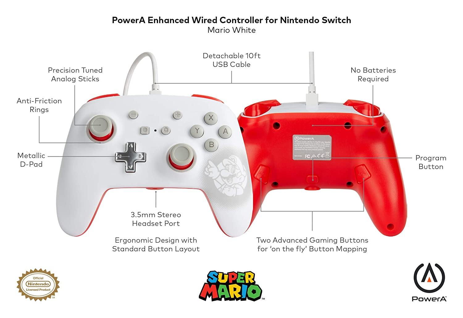 PowerA Enhanced Wired Controller for Nintendo Switch - JOY2ESpree