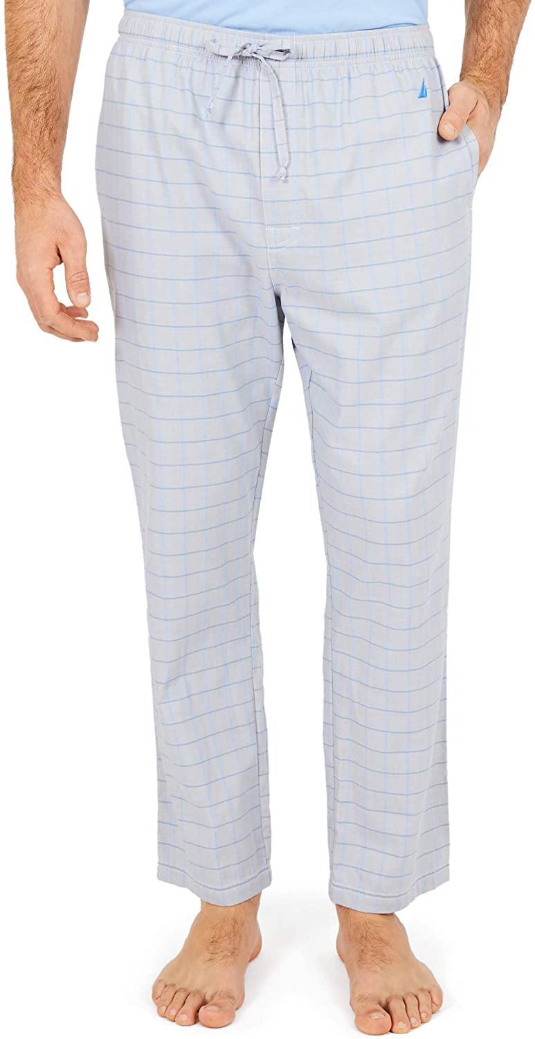 Nautica Men's Soft Woven 100% Cotton Elastic Waistband Sleep Pajama Pant - JOY2ESpree