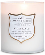 
                        
                          Load image into Gallery viewer, Manly Indulgence Sea Salt &amp; Ginger Scented Jar Candle, 15 Oz, White
                        
                      
