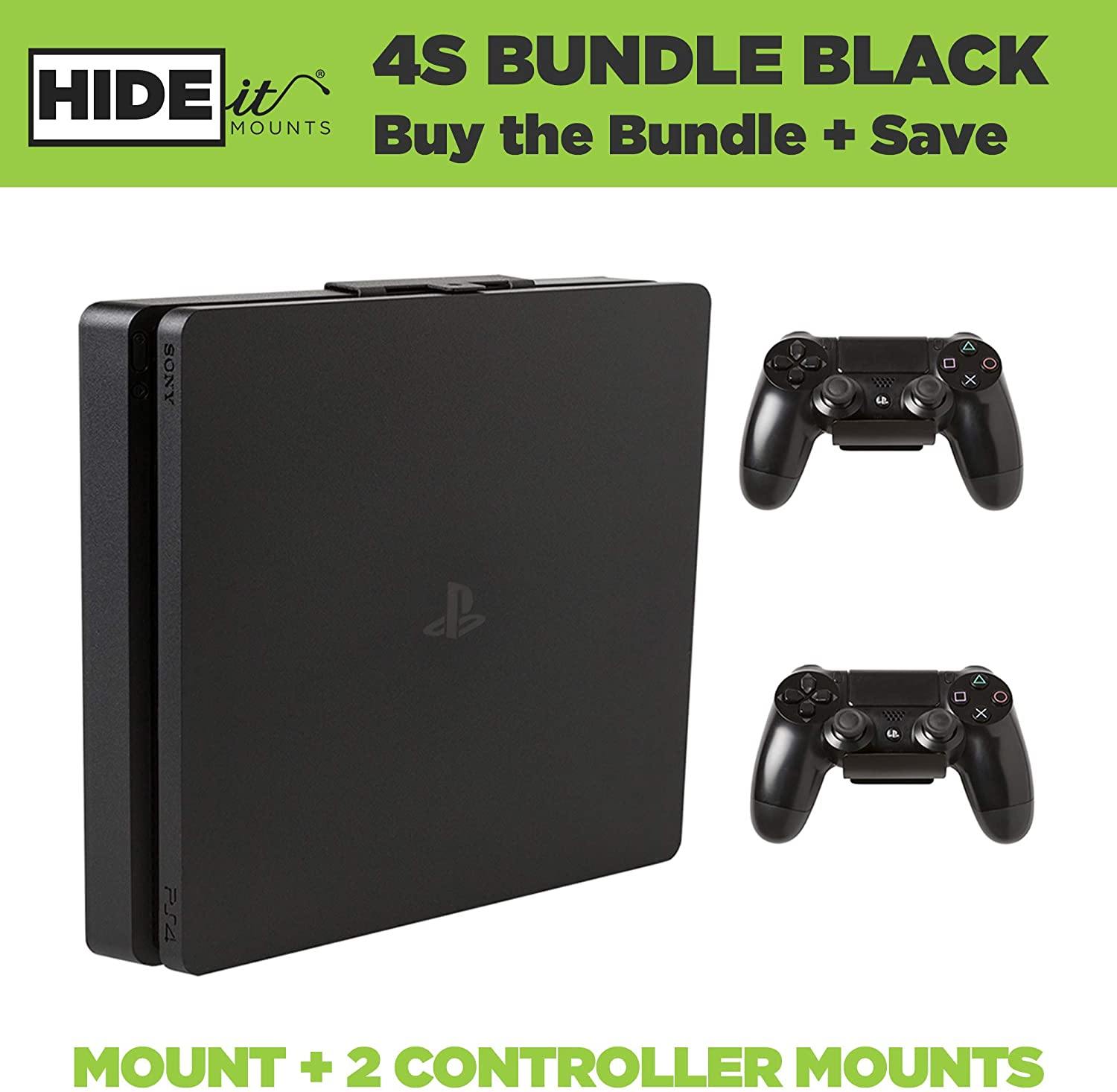HIDEit 4 Original PS4 Wall Mount and (2) Controller Wall Mounts (PlayStation 4 Original Bundle) - JOY2ESpree