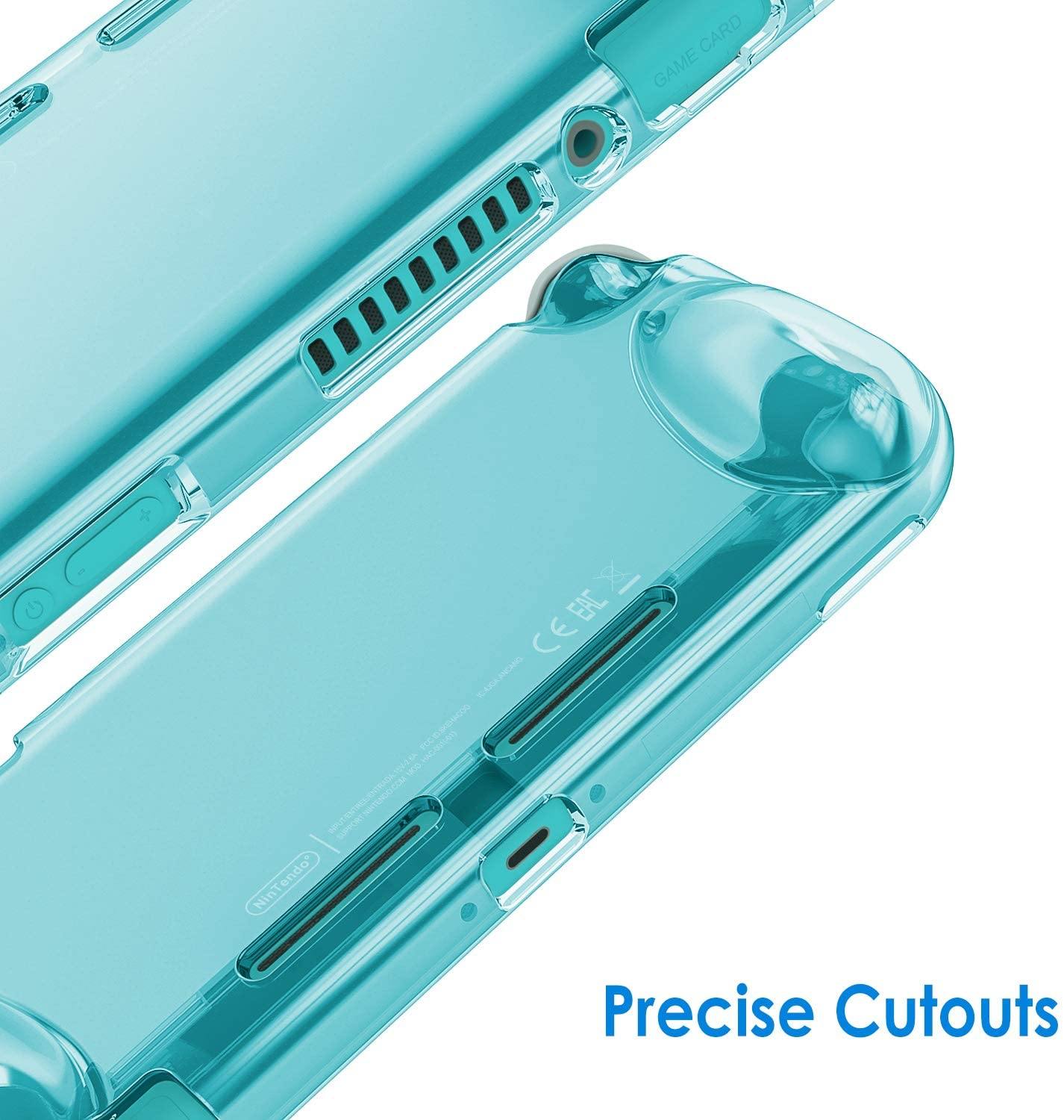 JETech Protective Case for Nintendo Switch Lite 2019, Grip Cover with Shock-Absorption and Anti-Scratch Design, HD Clear - JOY2ESpree