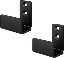 
                        
                          Load image into Gallery viewer, FaithLand Sliding Barn Door Floor Guide, Bottom Adjustable Floor Guide Roller, Black
                        
                      