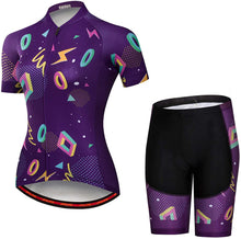 
                        
                          Muat gambar ke penampil Galeri, Women's Cycling Clothing Short Sleeve Bike Jersey Sets Bib Shorts Summer Cycling Sets Reflective
                        
                      