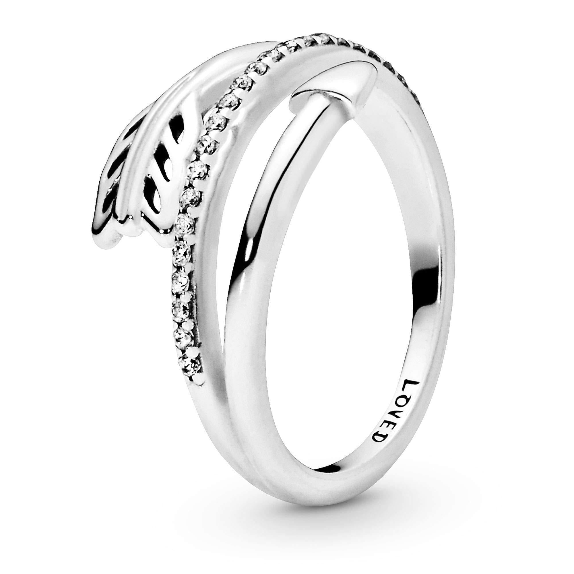 Pandora Jewelry Wrap-Around Arrow Cubic Zirconia Ring in Sterling Silver - JOY2ESpree