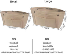 
                        
                          Muat gambar ke penampil Galeri, YIICOOLY Felt Tote Handbag Purse Organizer Insert Divider Shaper Bag in Bag
                        
                      